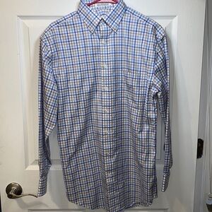 (👑3 For $25)Cooper & Stewart long Sleeve Button Down  size(S/P)  Non-Iron